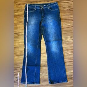 KDNK Dark Wash Bootcut Jeans | Stretch Denim | Unique Pocket Stitching